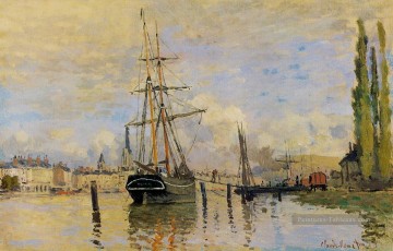  claude art - La Seine à Rouen Claude Monet